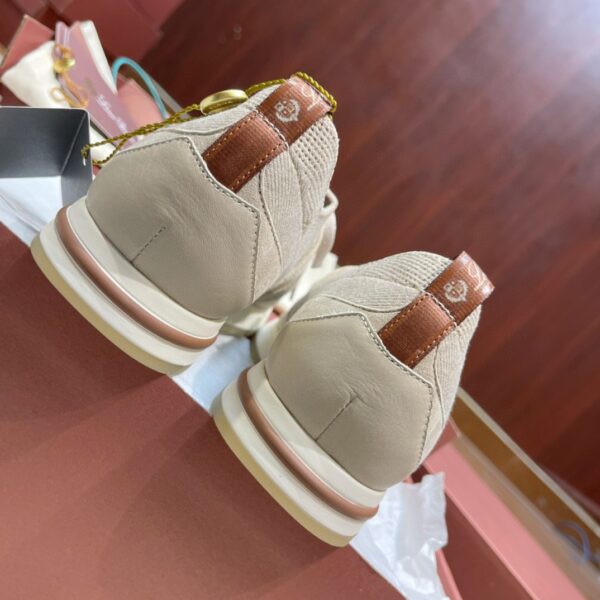 Loro Piana Flexy Walk Lace Up Wool Lightweight Casual Shoes - Image 7