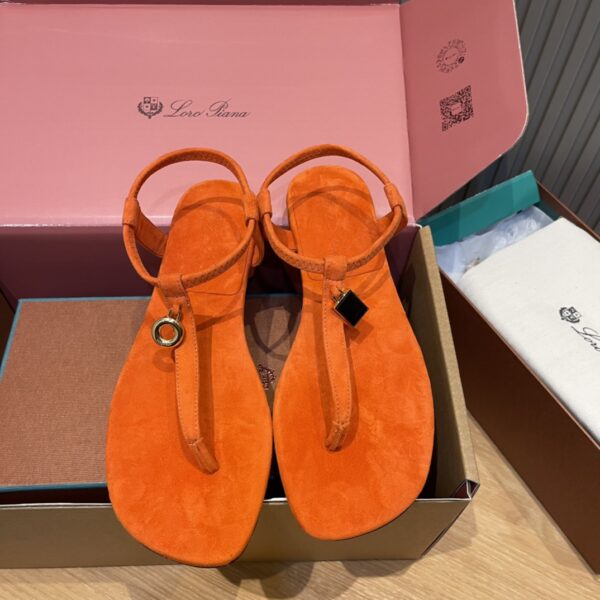 Loro Piana Latest Women's Clip On Flat Sandals - Image 2
