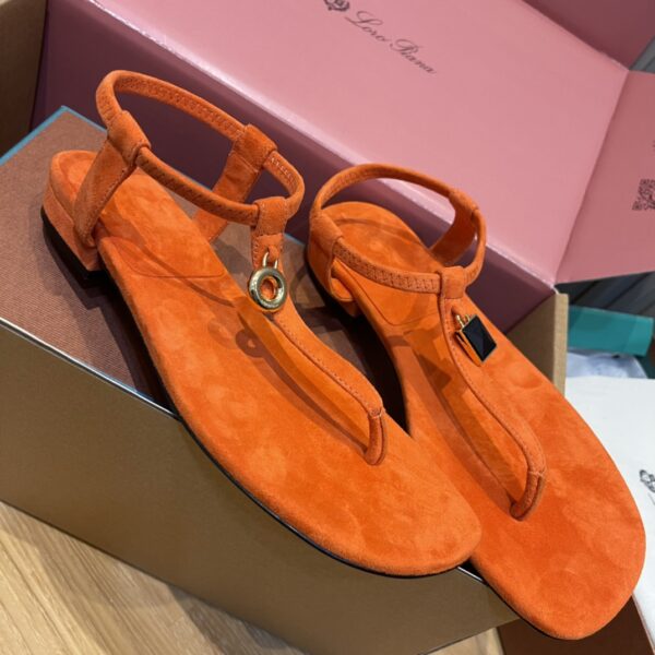 Loro Piana Latest Women's Clip On Flat Sandals - Image 4