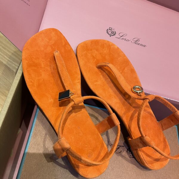 Loro Piana Latest Women's Clip On Flat Sandals - Image 5