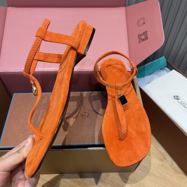 Loro Piana Latest Women's Clip On Flat Sandals - Image 6