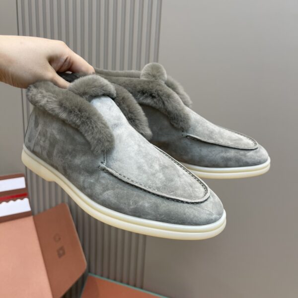 Loro Piana Autumn And Winter High Top Women's Loafers - Image 4