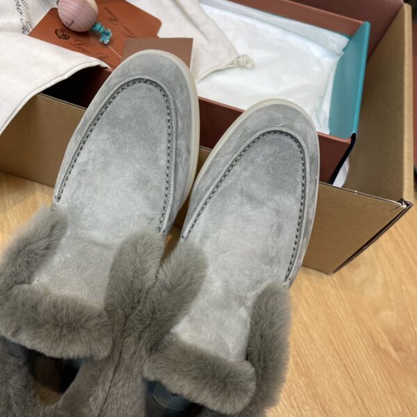 Loro Piana Autumn And Winter High Top Women's Loafers - Image 6
