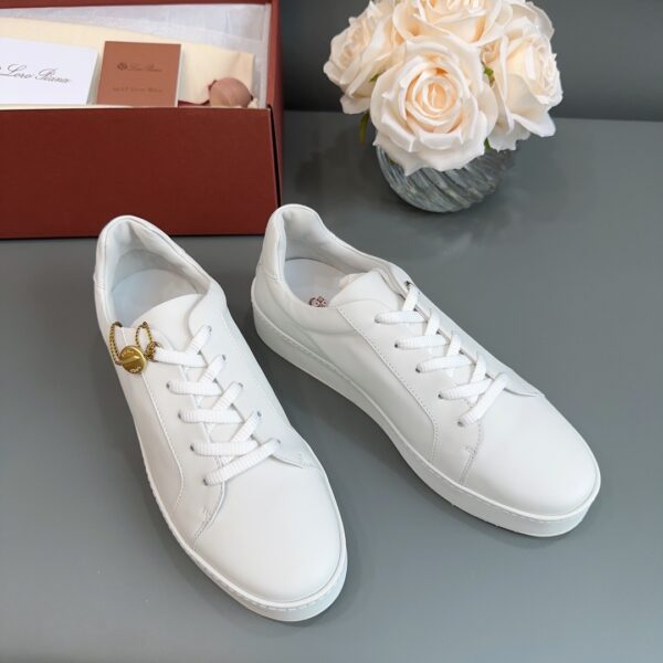 Loro Piana Thick soled Lace Strap Casual Board Shoes For Women - Image 3