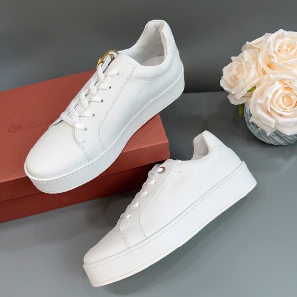 Loro Piana Thick soled Lace Strap Casual Board Shoes For Women - Image 5