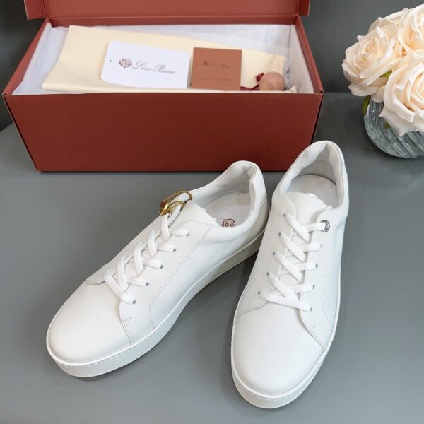 Loro Piana Thick soled Lace Strap Casual Board Shoes For Women