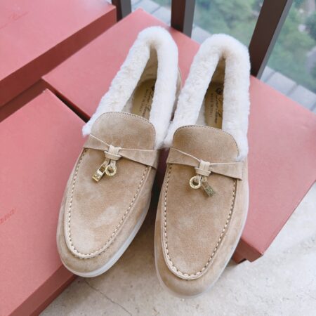 Loro Piana Couple's Classic Hairy Mocaxin Casual Loafers