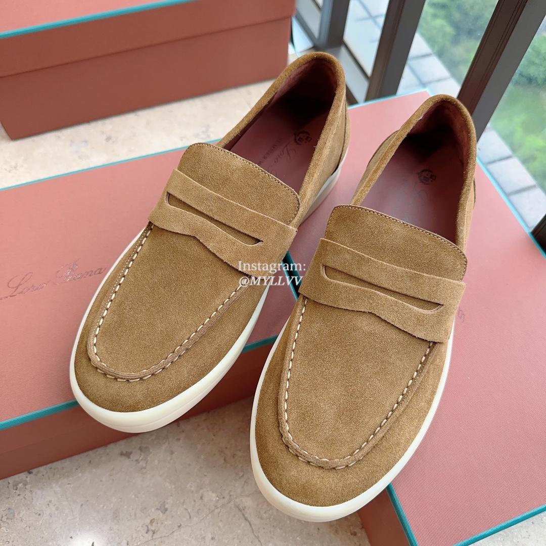 Loro Piana Men's Autumn New Product Thick Bottom Casual loafers