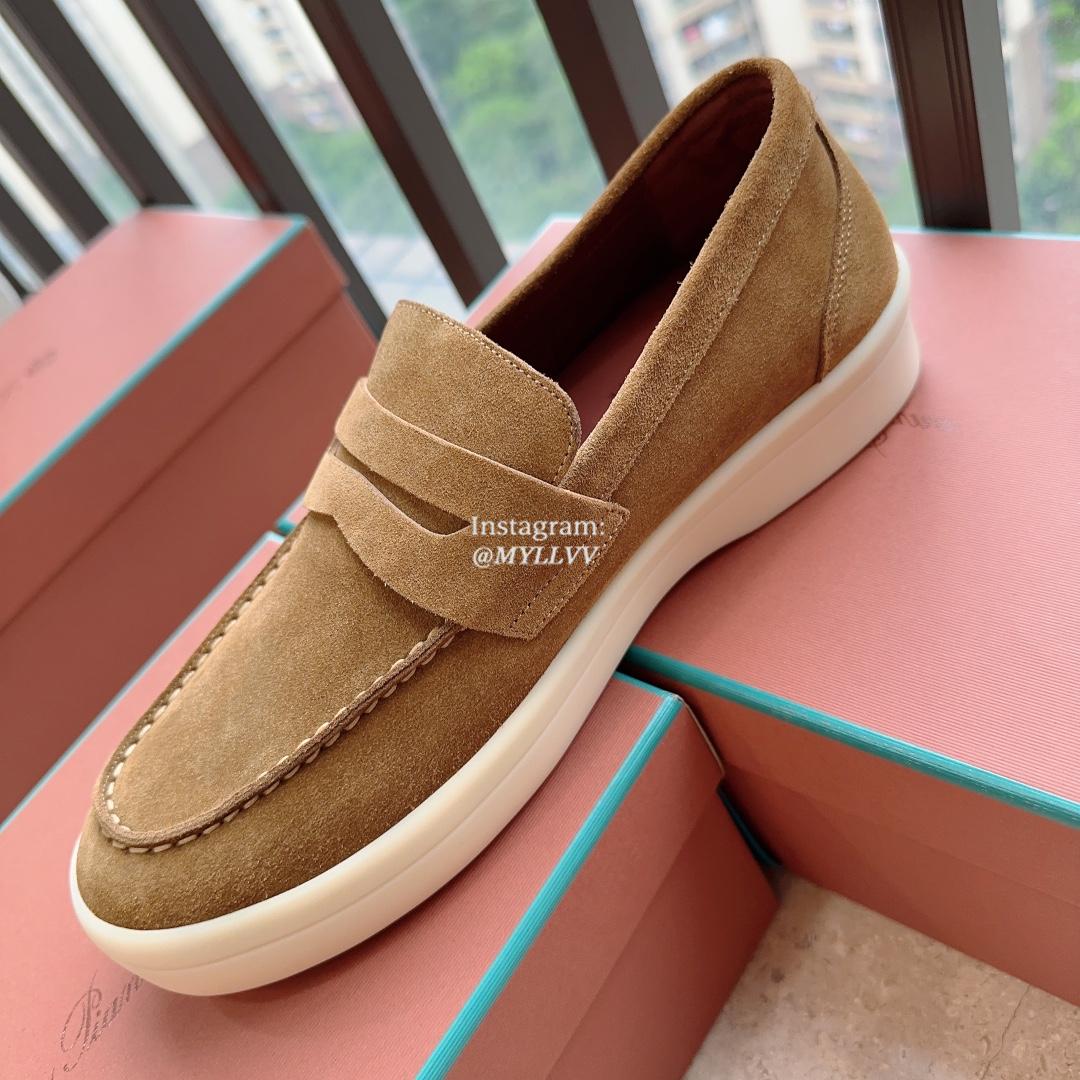 Loro Piana Men's Autumn New Product Thick Bottom Casual loafers - Image 7