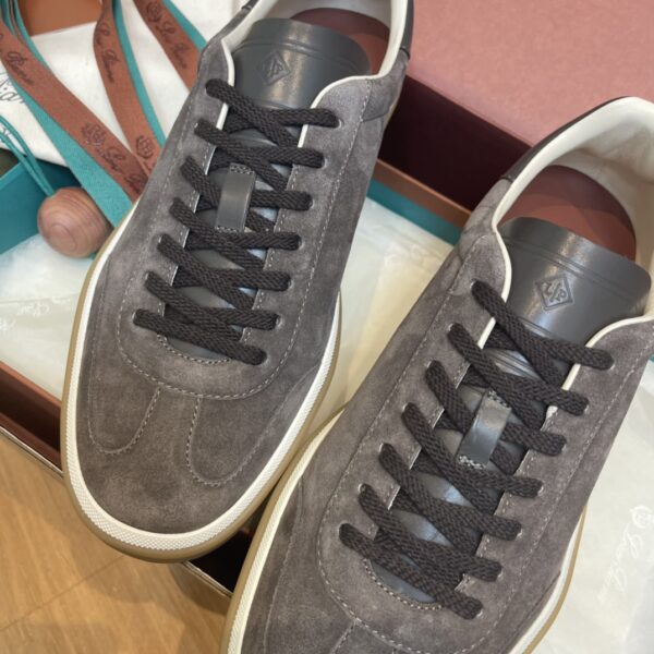 Loro Piana Cowhide Leather Tennis Walk Training Shoes For Men And Women - Image 6
