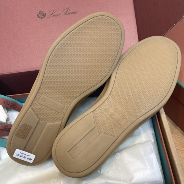 Loro Piana Cowhide Leather Tennis Walk Training Shoes For Men And Women - Image 8