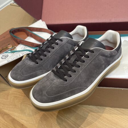 Loro Piana Cowhide Leather Tennis Walk Training Shoes For Men And Women