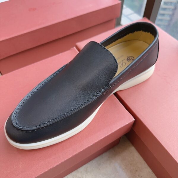 Loro Piana Classic Smooth Surface One Step Summer Walk Loafers - Image 5