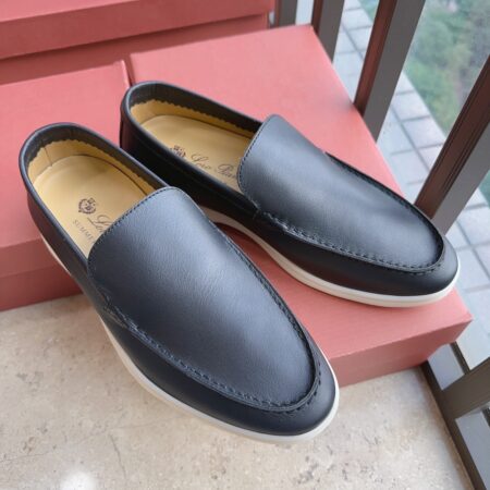 Loro Piana Classic Smooth Surface One Step Summer Walk Loafers