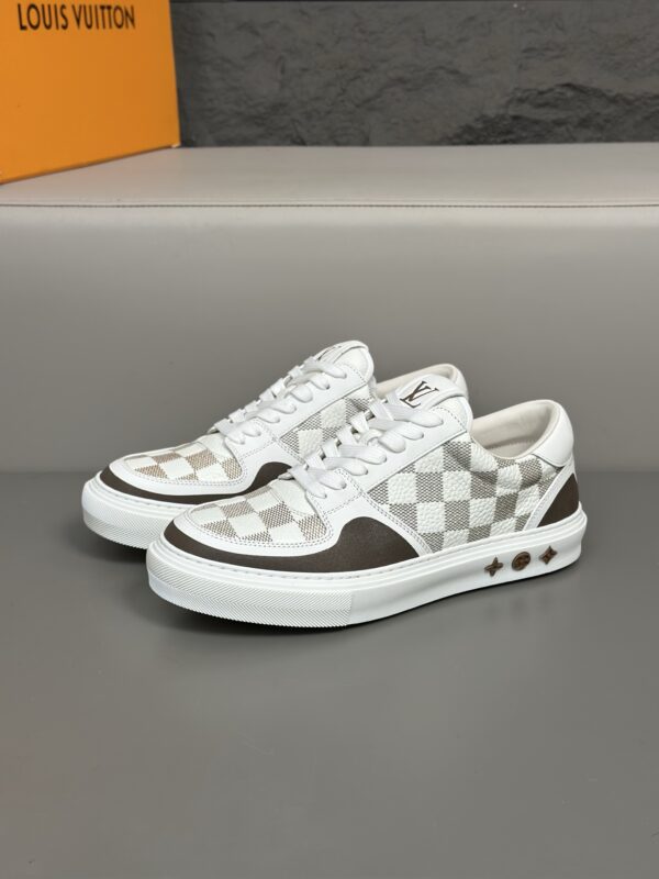 Louis Vuitton Nappa Cowhide Leather Casual Sports Board Shoes