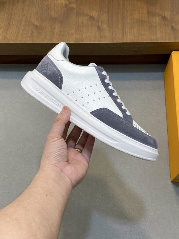Louis Vuitton Men's High End Cowhide Leather Sports Shoes - Image 4
