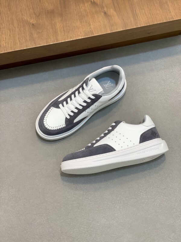 Louis Vuitton Men's High End Cowhide Leather Sports Shoes - Image 5
