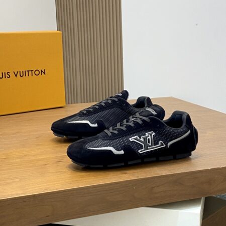 Louis Vuitton Run Away Flyknit Fabric Casual Sports Shoes