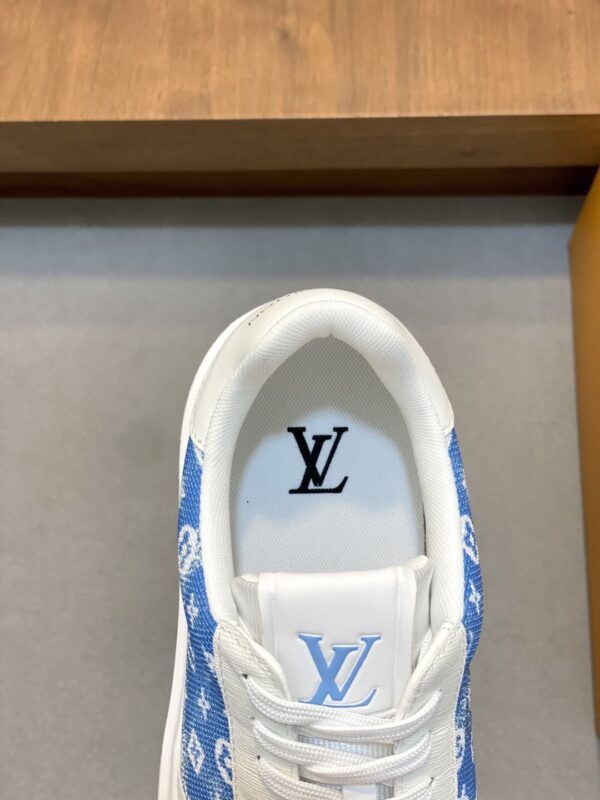 Louis Vuitton Cowhide Silk Printed Casual Sports Shoes - Image 7