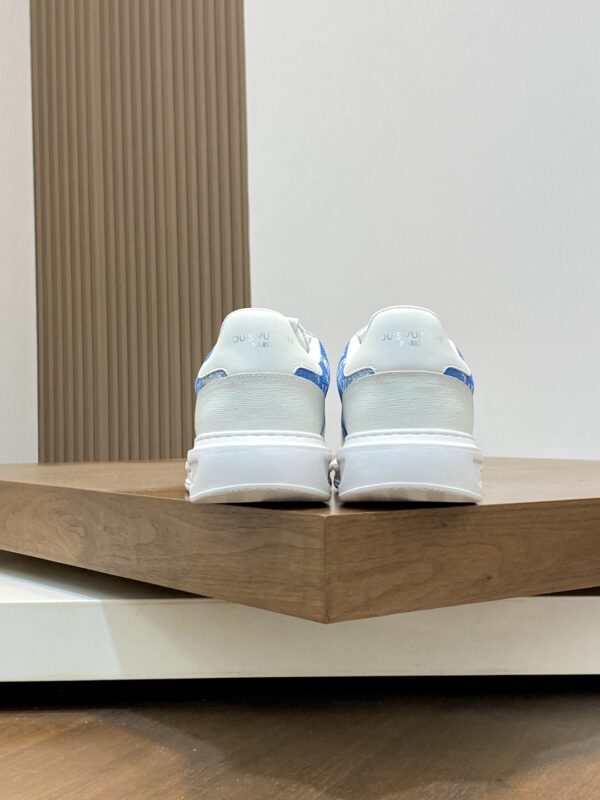 Louis Vuitton Cowhide Silk Printed Casual Sports Shoes - Image 8