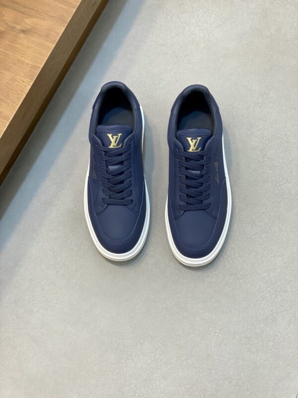 Louis Vuitton Plain Cowhide Leather Casual Sports Shoes - Image 2