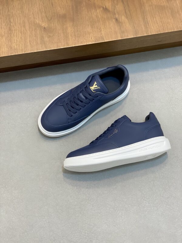 Louis Vuitton Plain Cowhide Leather Casual Sports Shoes - Image 5