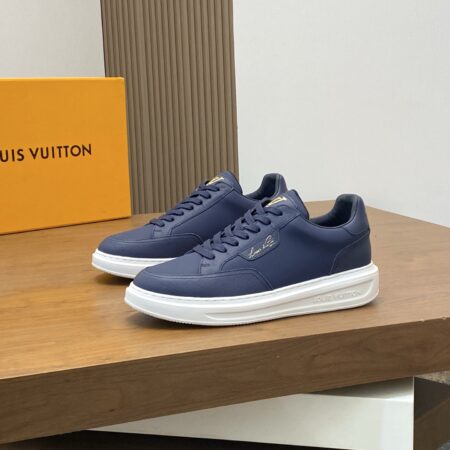 Louis Vuitton Plain Cowhide Leather Casual Sports Shoes