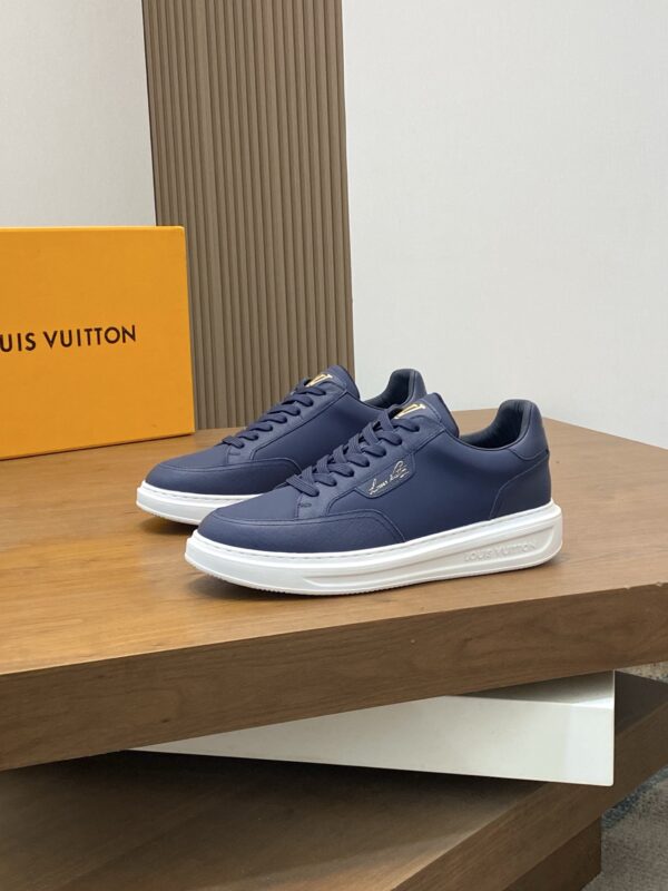 Louis Vuitton Plain Cowhide Leather Casual Sports Shoes