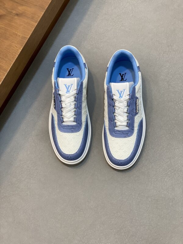 Louis Vuitton Cowhide Leather Breathable Casual Sports Shoes - Image 2