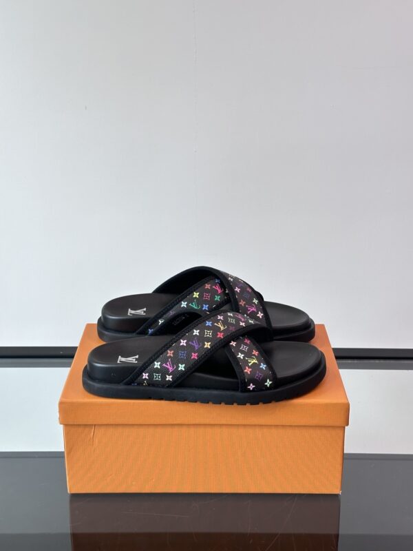 Louis Vuitton Takashi Murakami's New Men's Beach Slippers - Image 2