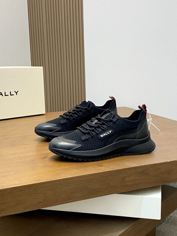 Bally New Men's Casual Knitted Fabric Sports Shoes