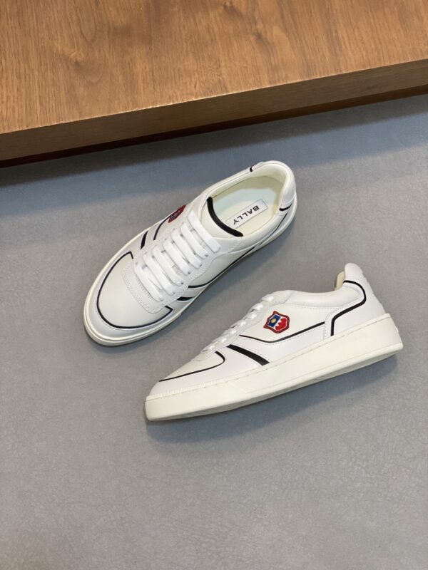 Bally New Raise Smooth Calf Leather Casual Sports Board Shoes - Image 5