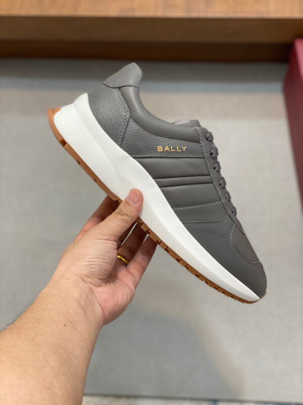 Bally Demmy Suede Cowhide Leather Paired With Mesh Sneakers - Image 4