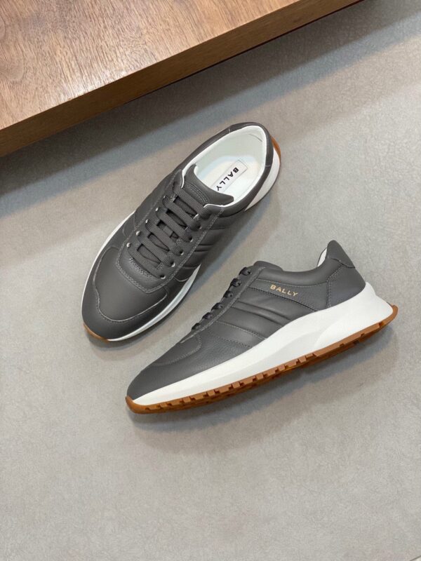Bally Demmy Suede Cowhide Leather Paired With Mesh Sneakers - Image 5