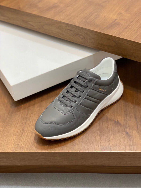 Bally Demmy Suede Cowhide Leather Paired With Mesh Sneakers - Image 6