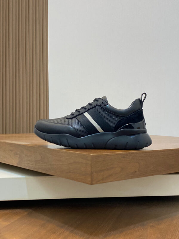 Bally Demmy Suede Leather Paired With Mesh Sneakers - Image 3