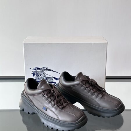 Burberry Neptune Autumn And Winter Collection Calfskin Sneakers