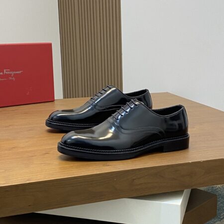 Salvatore Ferragamo High Quality Calf Leather Business Dress Shoes