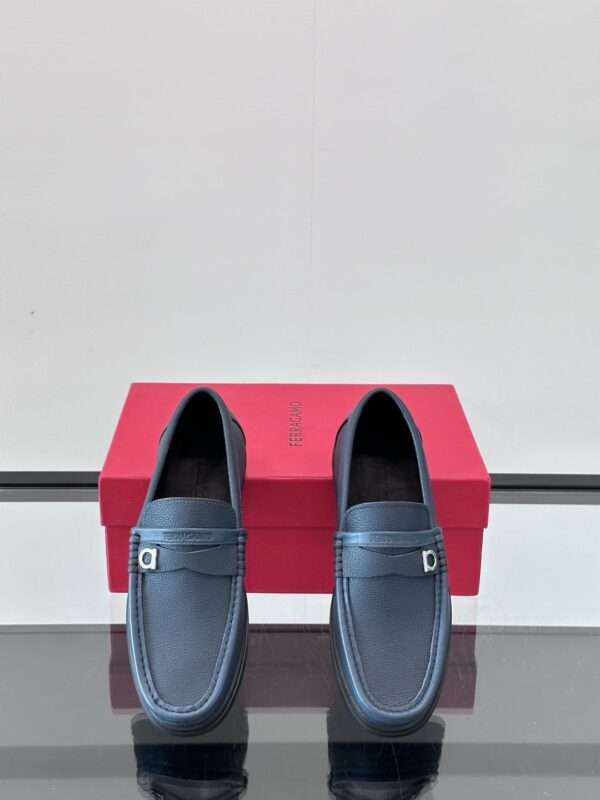 Salvatore Ferragamo High End Nen's Cowhide Leather Casual Formal Shoes - Image 6