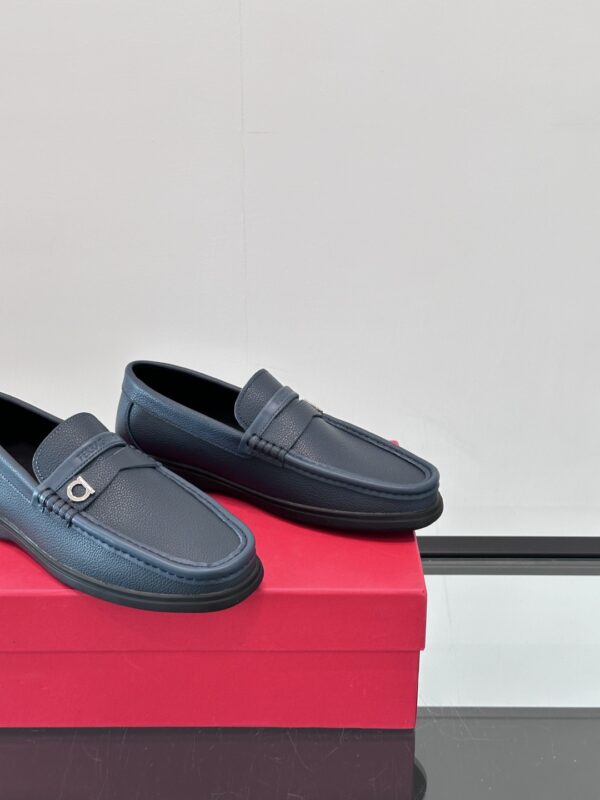 Salvatore Ferragamo High End Nen's Cowhide Leather Casual Formal Shoes - Image 7