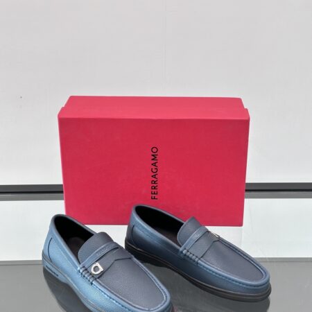 Salvatore Ferragamo High End Nen's Cowhide Leather Casual Formal Shoes