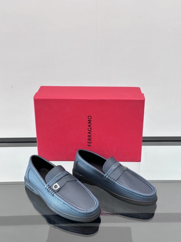 Salvatore Ferragamo High End Nen's Cowhide Leather Casual Formal Shoes