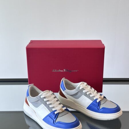 Salvatore Ferragamo New Men's Printed Mesh Casual Sports Shoes