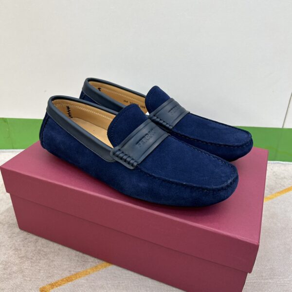 Salvatore Ferragamo High Quality Men's Foot Covering Driving Shoes