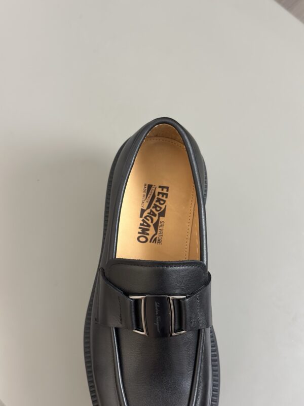 Salvatore Ferragamo High Quality Men's Cowhide Leather Casual Loafers - Image 9