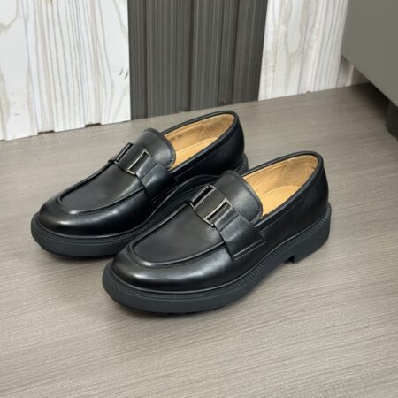 Salvatore Ferragamo High Quality Men's Cowhide Leather Casual Loafers