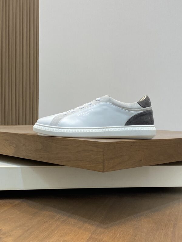 Givenchy Nappa Patchwork Suede Calf Leather Casual Sports Shoes - Image 3