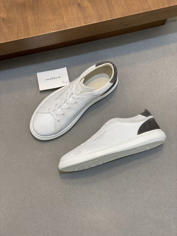 Givenchy Nappa Patchwork Suede Calf Leather Casual Sports Shoes - Image 5