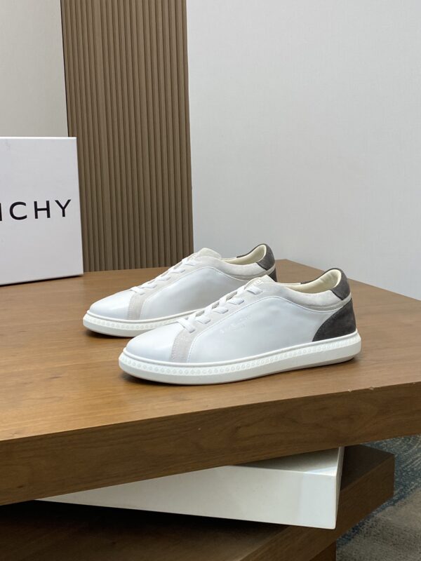 Givenchy Nappa Patchwork Suede Calf Leather Casual Sports Shoes