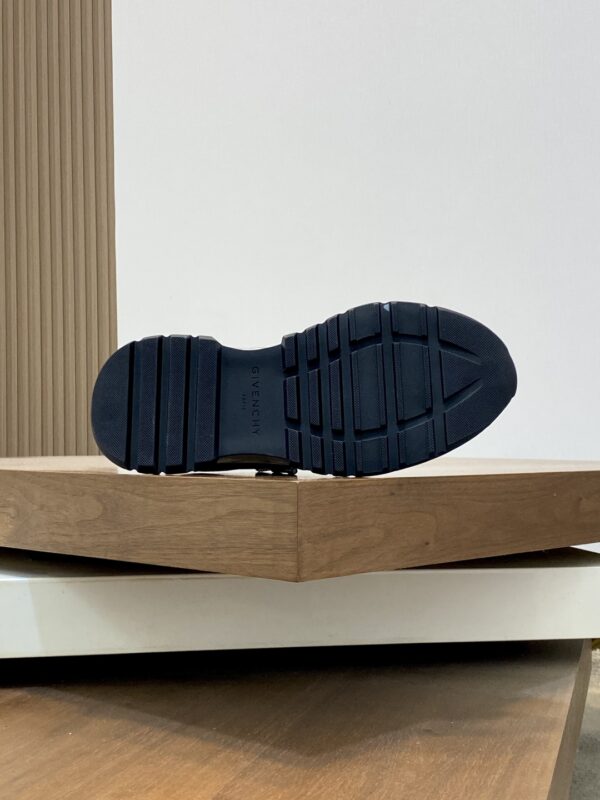 Givenchy Nappa Calf Leather And Camouflage Canvas Casual Sports Shoes - Image 9